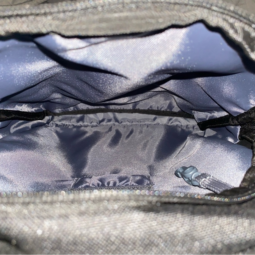 Adidas Originals Trefoil Patch Black Backpack with Gold Accents - Picture 7 of 8